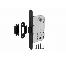 Защелка врезная PLASTLP96WC-50 BL черный
